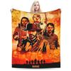 Red Dead Redemption 2 Blanket  Warm Soft Graphic Plush Bedding Throws For Bedroom Airplane Travel Flannel Bedspread Bed Cover