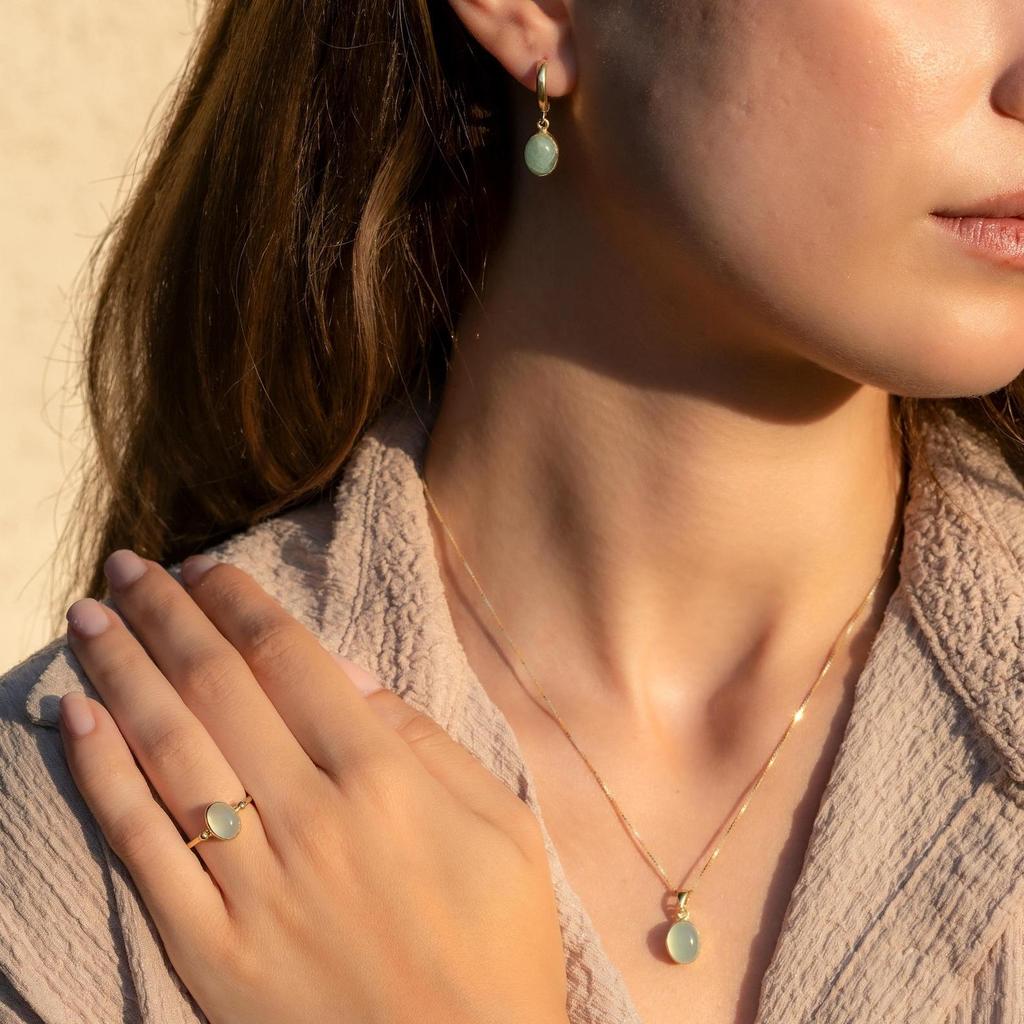 Регулируемое кольцо с аквамарином для Рыб и Водолеев • Ювелирные изделия с камнями, рожденными в марте • Кольцо с настоящим драгоценным камнем • Подарок для нее • День матери