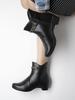 Shoetopia Женские короткие ботильоны на массивном каблуке с нескользящей подошвой, удобные модные ботильоны на щиколотку | Мягкая амортизирующая подошва | Для повседневной носки, вечеринок и зимы