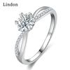 Классическое кольцо Lindon из медного сплава с цирконием, женские ювелирные изделия, свадебный подарок для вечеринки