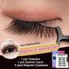 5pairs Reusable Magnetic Eyelashes 5pairs Magnet Mink Eyelashes Magnetic Liquid Eyeliner& Magnetic False Eyelashes & Tweezer Set Tool