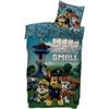 Duvet Cover Set - HOMEROKK - Paw Patrol - 140x200 Cm - Fitted Sheet 90x190 - 100% Cotton