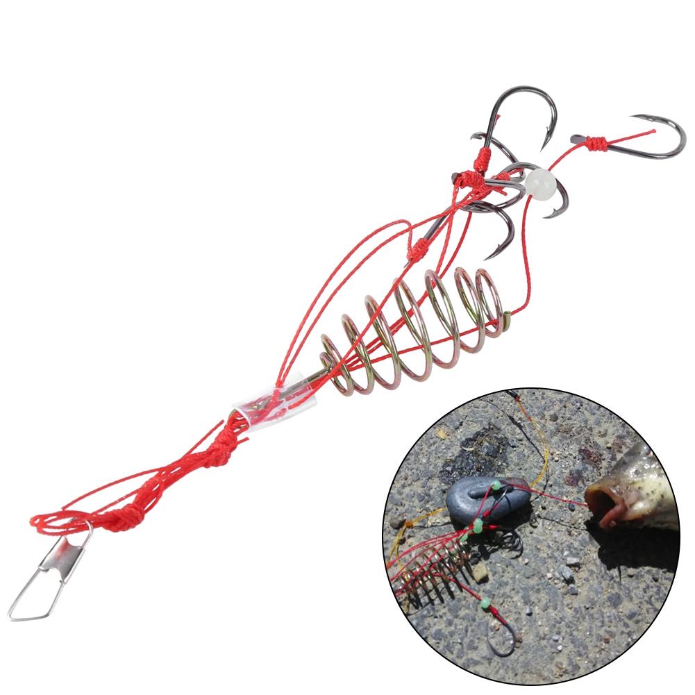 8 шт. Взрывной рыболовный крючок Светящаяся рыболовная приманка Прикормка Кормушка Ловушка Клетка из нержавеющей стали