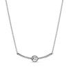 925 Sterling Silver Pan Model Hearts of Winter Forever Vintage Allure Fairytale Tiara Glamour Necklace for Women