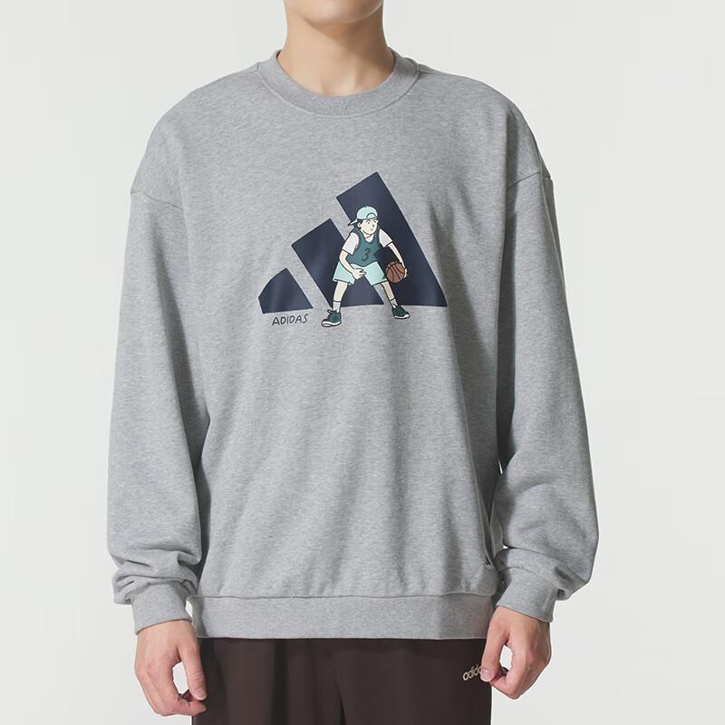 Adidas Comfortable Fashionable Simple Trendy Classic Pullover Hoodie Men Hoodies KC5323