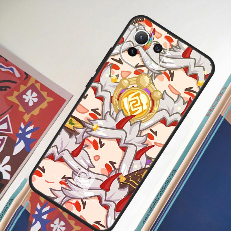 Чехол для телефона Genshin Impact Аратаки Итто Для Xiaomi 11T 12T 13 Pro 12 11 Lite Для POCO F5 X5 Pro F4 X4 GT F3 M5 X3 Pro