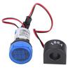 Current Signal Indicator Universal 2?Display Round Lamp Light 60~500V AC AD101?22VAMBlue