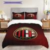 AC Milan Legacy: Passion Field Three-piece set (1 * duvet cover + 2 * pillowcase, without core) Duvet cover and pillowcase Bedding set