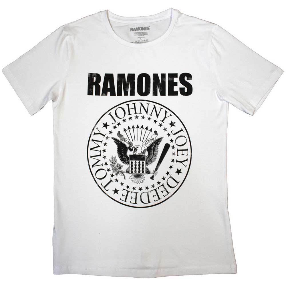Ramones - Президентская Печать - Женская Молодежная Белая Футболка Унисекс Футболка