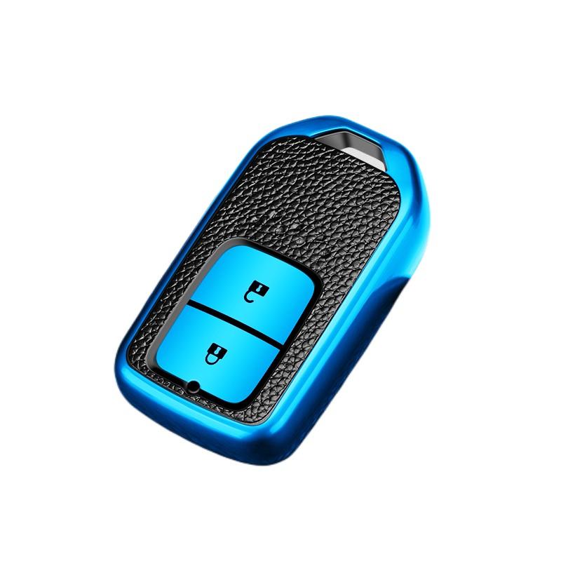 Кожаный чехол для ключей из ТПУ с 234 кнопками для Honda Accord Civic City Crider CRV CR-V Jade XR-V HRV Odyssey Vezel, аксессуары