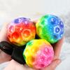 Wrist Return Ball Rubber Sport Ball with Strap and String Rebound Bouncy Balls Toy for Teens Adults Wrist Exercise or Play