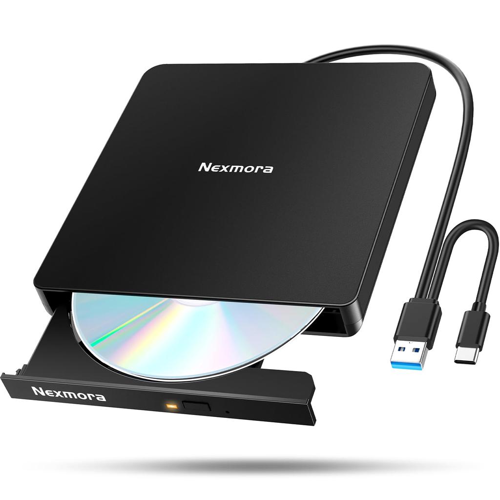 Innovative High Speed USB CD DVD Drive External Quiet DVD Player External DVD Drive USB Connection CD Player Bus Powered External CD Drive Lightweight