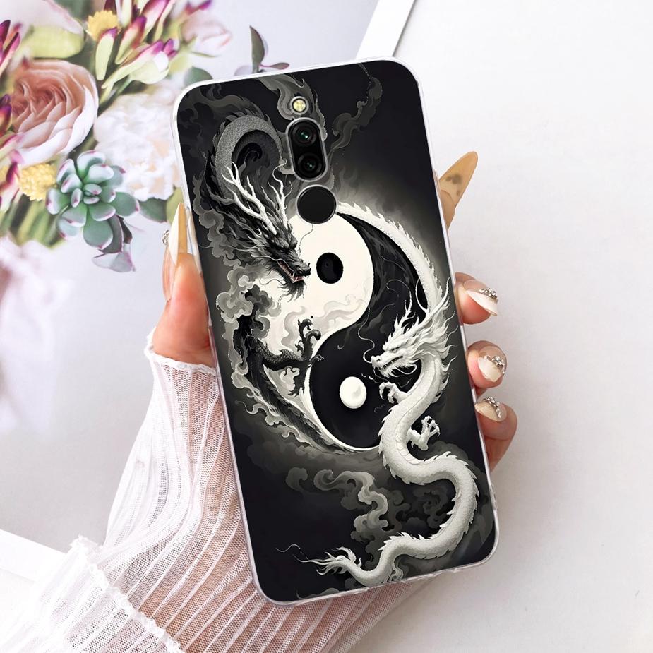 For Xiaomi Redmi 8 8A Case Luxury Flowers Butterfly Painted Cover Soft Slim Phone Case For Xiaomi Redmi 8A 8 Redmi8 Redmi8A Bags