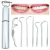 Oral Cleaning Tool Toothpick Pocket Set Stainless Steel Toothpick Set Tooth Pick Keychain Holder