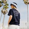 Sunday Tennis Club American Vintage Sports Style Letter Print Casual Pure Cotton Short Sleeve T-shirt Women