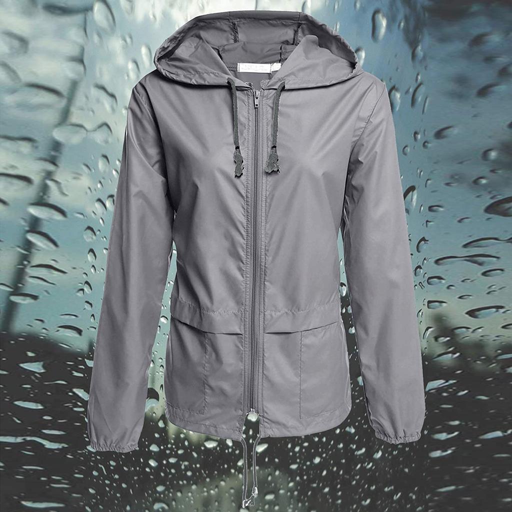 Модная женская однотонная куртка на молнии с капюшоном на открытом воздухе, солнцезащитный крем, свободное пальто, блузка