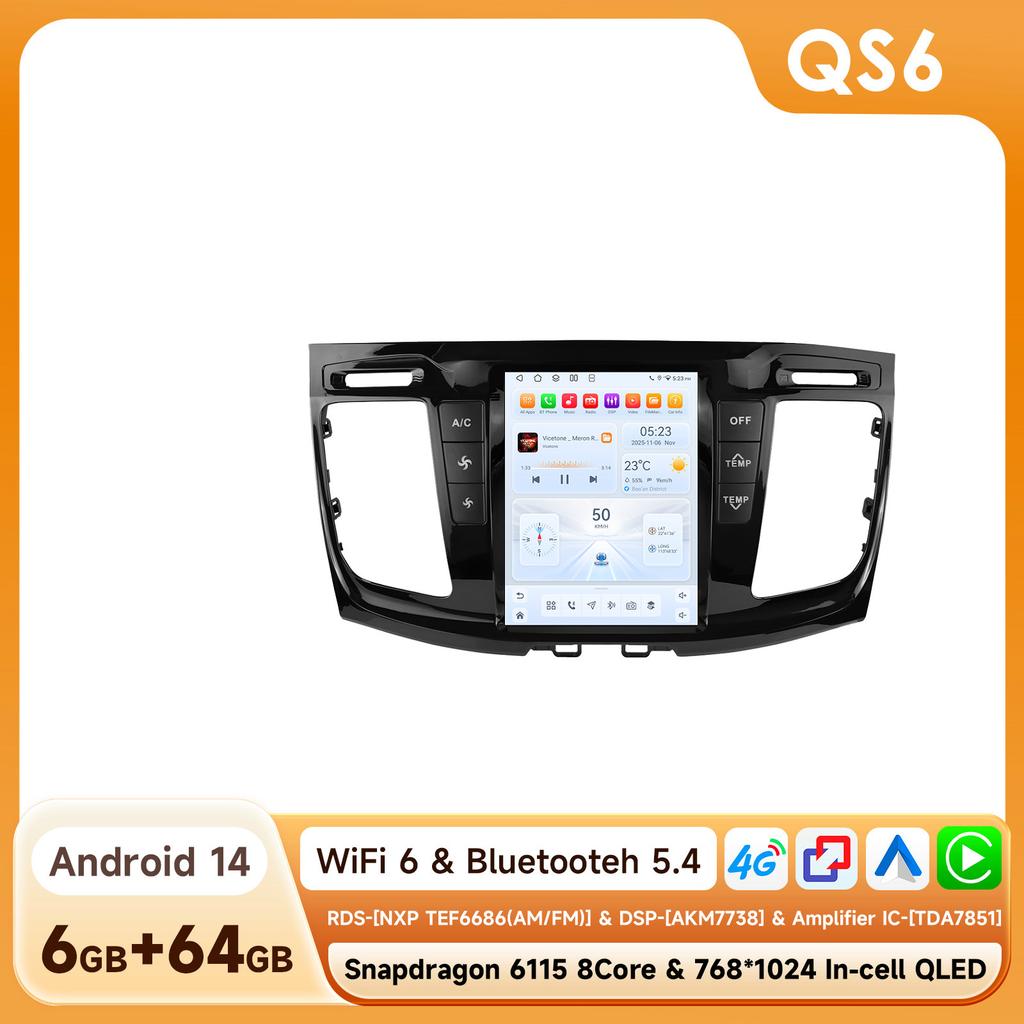 9.7inch Car Multimedia Stereo for Ford Transit 2021-2023 Wireless Carplay DSP GPS Autoradio 4G WIFI Android Auto Multimedia 2DIN