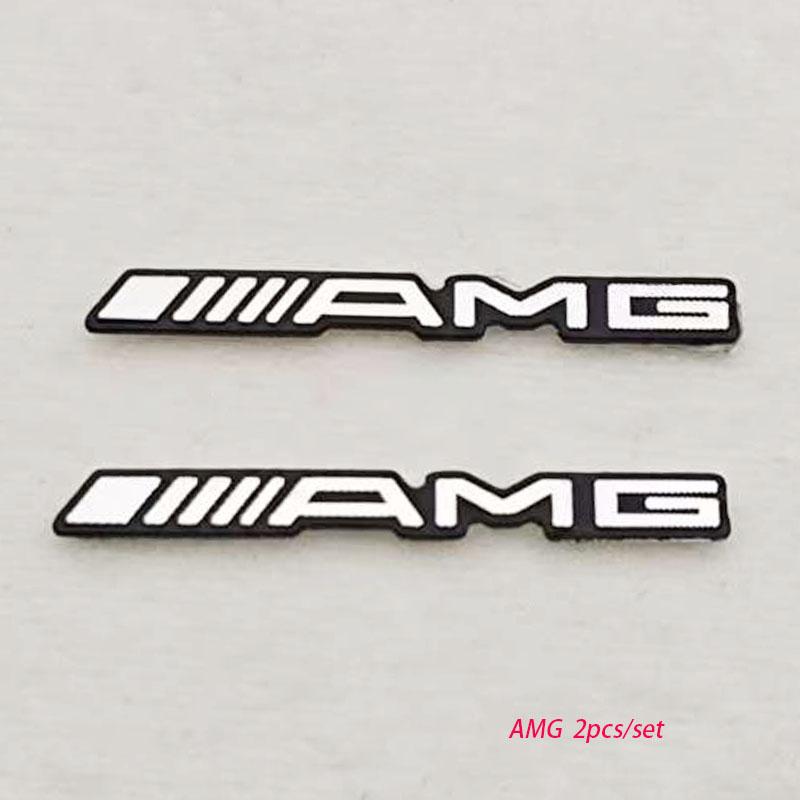 2/4/10 шт. ABS Декоративная наклейка на аудиосистему автомобиля Логотип Mercedes Benz и AMG Значок автомобиля Наклейка для аксессуаров автомобиля Mercedes Benz AMG AO1