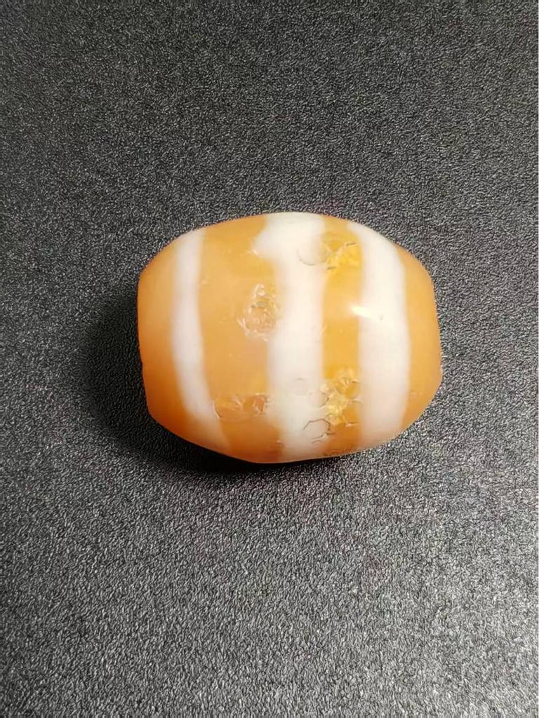 Тибетские натуральные травленые бусины Дзи из агата ручной работы с выветренной патиной, 15 мм для бисероплетения своими руками