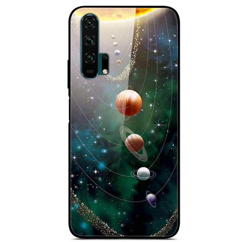 Чехлы для Honor 20 20S 20Pro V20 Закаленное Стекло Жесткая Задняя Крышка Для Huawei Honor 20 Чехлы для Телефона Honor20 Pro Чехол Honor20S V 20