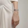 Casio Модные водонепроницаемые кварцевые часы с стальным ремешком для женщин, розовый кварцевый механизм, ремешок из нержавеющей стали, японские и корейские часы LTP-1237D-4A