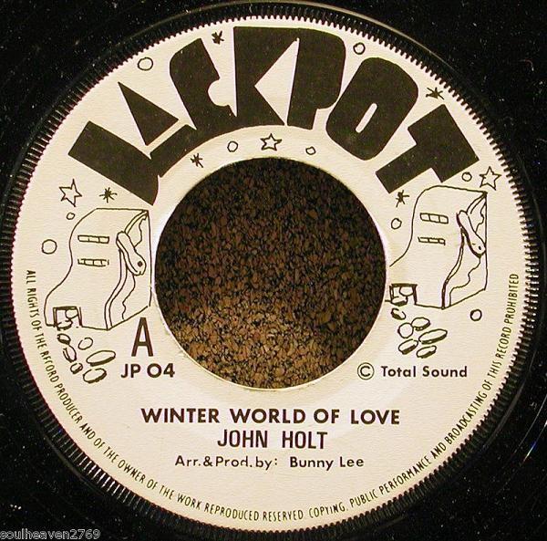 7-дюймовая пластинка JOHN HOLT Winter World Of Love JP04 Jackpot Jamaica Reggae Ska Dub Б/у