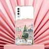 Чехол для Samsung A56 A36 A26 A24 A16 A14 A12 A32 A50 A70 A20E A22 A40 A34 A54 A42 A52 5G A04s A06 Обложка Мультяшный Рождественский Стиль