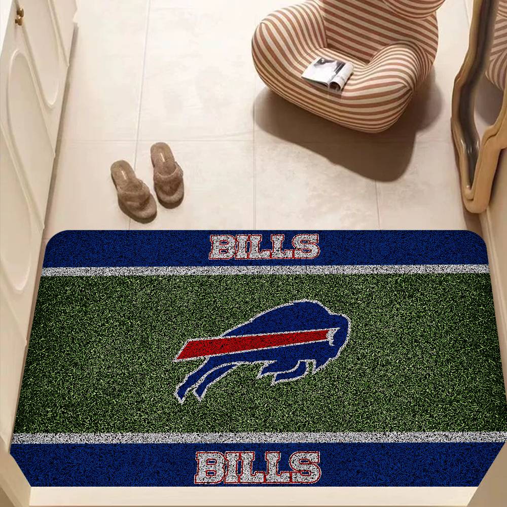 Cool B-Buffalo-B-BillS Bathroom Mat Anti-slip Absorb Water Long Strip Cushion Bedroon Mat Welcome Doormat