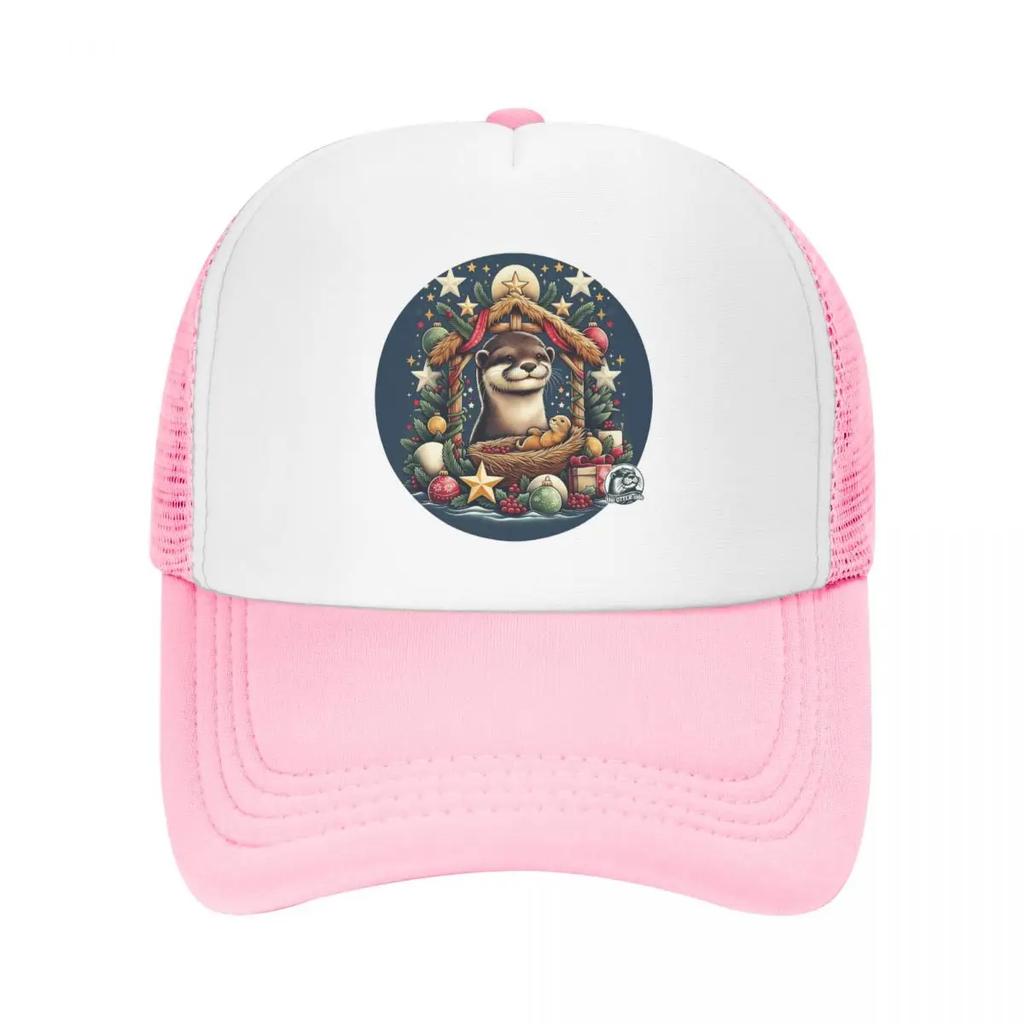 Proud Parent Of A Newborn Otter Cap Fashion Mesh Baseball Caps Adjustable Hat Hip Hop Summer Unisex Baseball Hats Polychromatic
