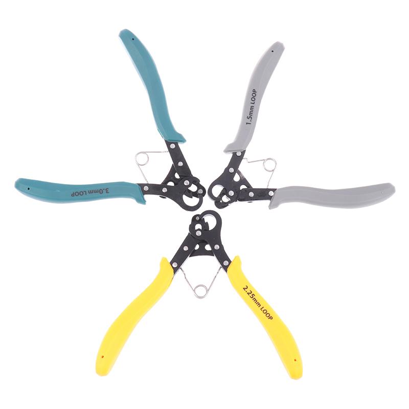 Набор плоскогубцев для прокатки проволоки 1,5/2,25/3 мм для намотки, гибки, ремонта проволоки, инструмент для изготовления ювелирных изделий, плоскогубцы с круглыми губками для обмотки проволочных колец