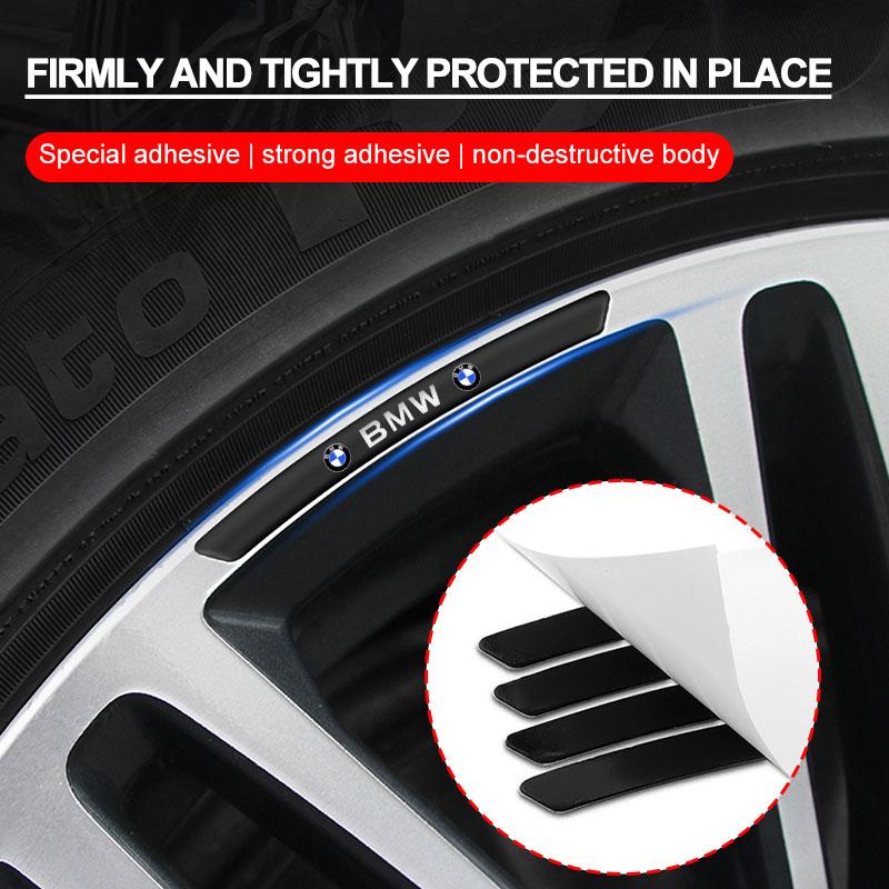 4 шт. Алюминиевая эмблема значка автомобиля Декор ободов колесных дисков 3D наклейки для Bmw E63 E70 E88 E90 E92 E93 E39 E46 E60 F10 F30 X3 X4 X5 X6