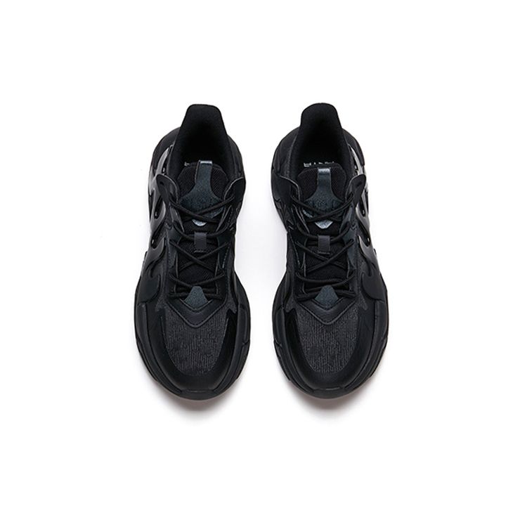 Anta Tide Worship 2.0 амортизирующие износостойкие нескользящие низкие кроссовки для папы женские кроссовки черные 122138840-5