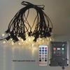 solar g40 string light, 14.5m 25 bulbs