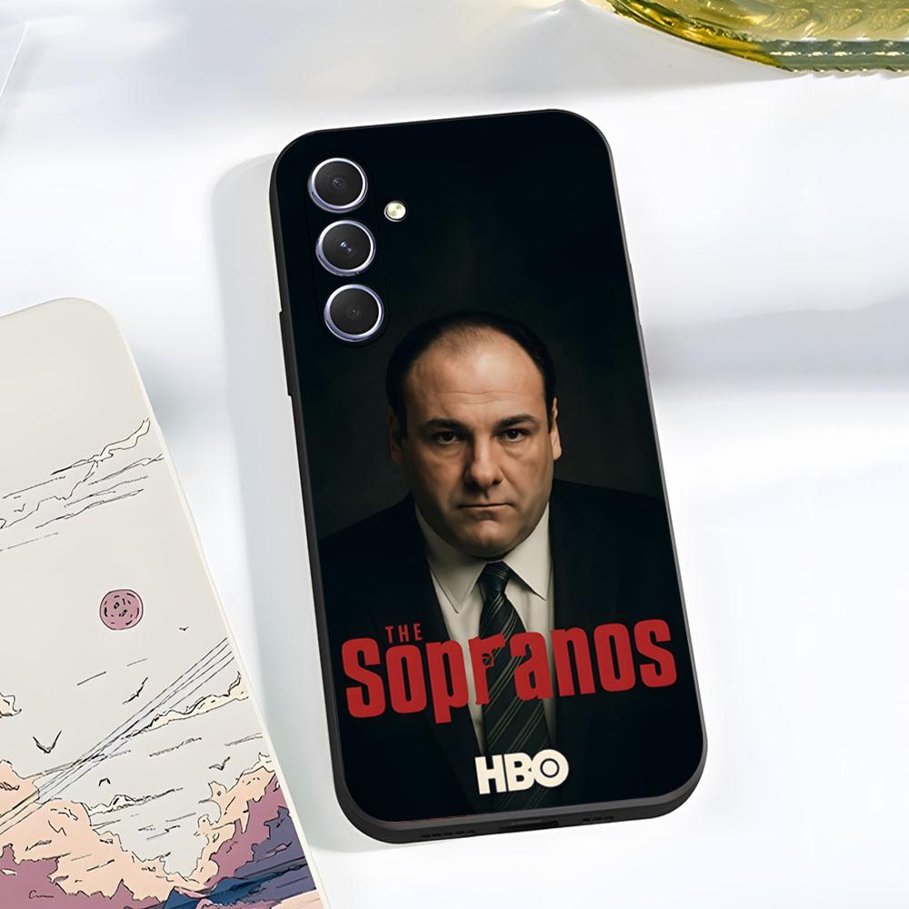 Чехол для телефона T-The S-Sopranos для Samsung A56 A36 A26 A16 A15 A25 A35 A55 A14 A34 A24 A54 Черный Мягкий