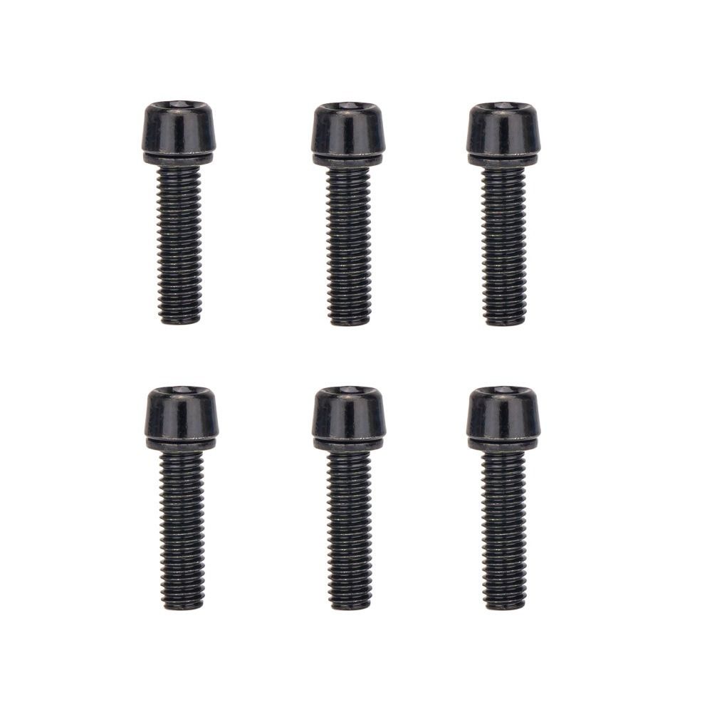 6PCS Stainless Steel Bicycle Riser Screws Bike Stem Bolts for Road Bike/Bike Handlebar/Riding