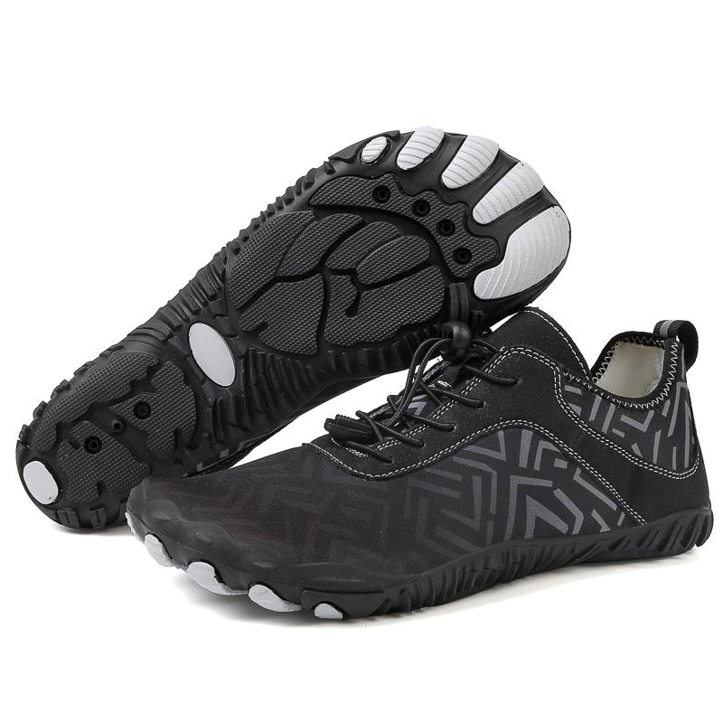 Модные мужские водные туфли для босиком, удобные пляжные туфли, быстросохнущие, дышащие спортивные сандалии для пешего туризма, обувь для тренировок на открытом воздухе, пара 36-46