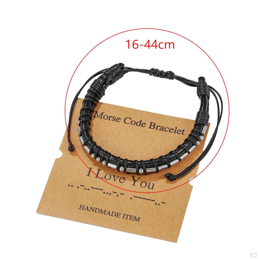 Браслет с азбукой Морзе для него - заботливый подарок папе