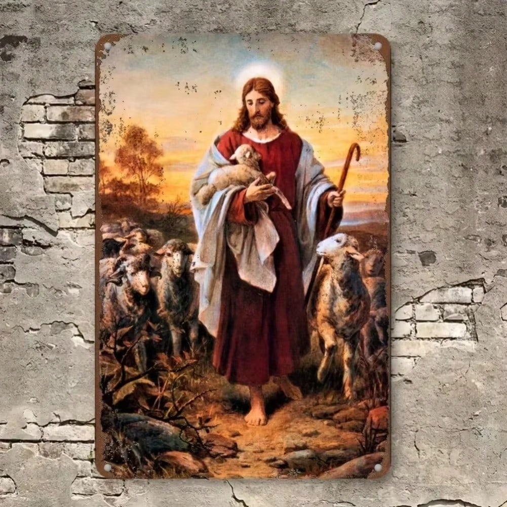 Декор для стен, Знаки для домашнего бара и кафе, Подарки «Добрый Пастырь» на Рождество и День благодарения, Наружный декор