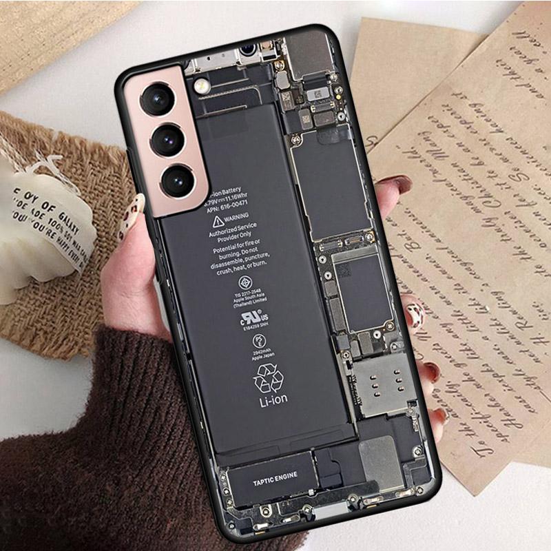 Чехол для телефона с аккумулятором для Samsung S22 S20 Ultra S20 S22 S21 S10 S9 Plus S10E S20FE Note10Plus Note20 9, материнская плата