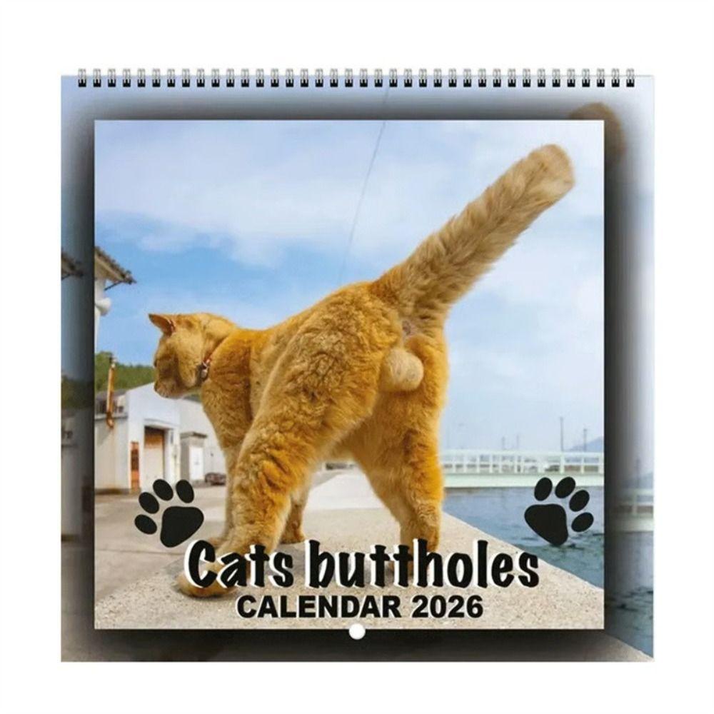 Gag Gift Funny Cat Calendar 12 Monthly Wall Calendar NEW Family Planner Office