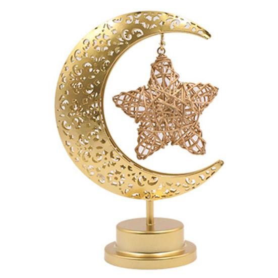 Decorative Table Lamp Soft Warm Glow Battery Operated Energy Saving Festival Moon Lamp LED Night Light