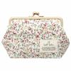 Сделано в косметичке с изображением Sanrio и цветов и бантов. Стильная, Япония, закрывается на застежку, персонажи, Либерти, дизайны. [Сиалель Яхата] (Вишни (розовый))