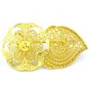 Gold Color Sunflower Women's Brooch Mink Wedding Jewelry Brown Brooch Special Accessories