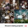 Рождественские снежинки светодиодный проектор огни фестиваль праздник дома вечеринка декор ночник снег проектор свет рождественские украшения