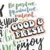 50Pcs Motivational Phrases Sticker Inspirational Life Waterproof Diy Decals