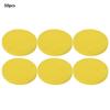 50PCs Wooden Discs Educational Children Toys Environmental Handicrafts DIY Hand Made Accessory(Yellow Circle)