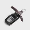 Men's Retro Wax Leather Car Key Holder - Genuine Leather Waist-Hanging Protection Cover