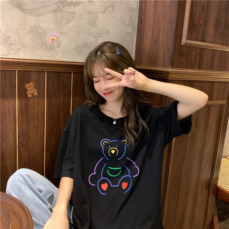 Винтажные забавные мультяшные принты для молодых девушек, футболки с короткими рукавами для женщин, летние повседневные свободные футболки в стиле Харадзюку, белые топы y2k