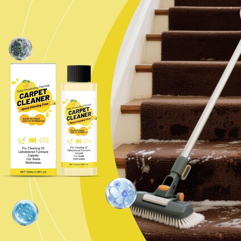Многоразовый ковер Шампунь для ковров Продвинутый борeц с пятнами Удаляет пятна от кофе, загрязнения от домашних животных, защищая волокна