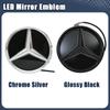 Хромированный серебристый новейший 3D для Mercedes Benz C W205 A W177 S W217 SL R231 CLA W118 CLS C257 GLA H247 GLB X247 Эмблема решетки радиатора
